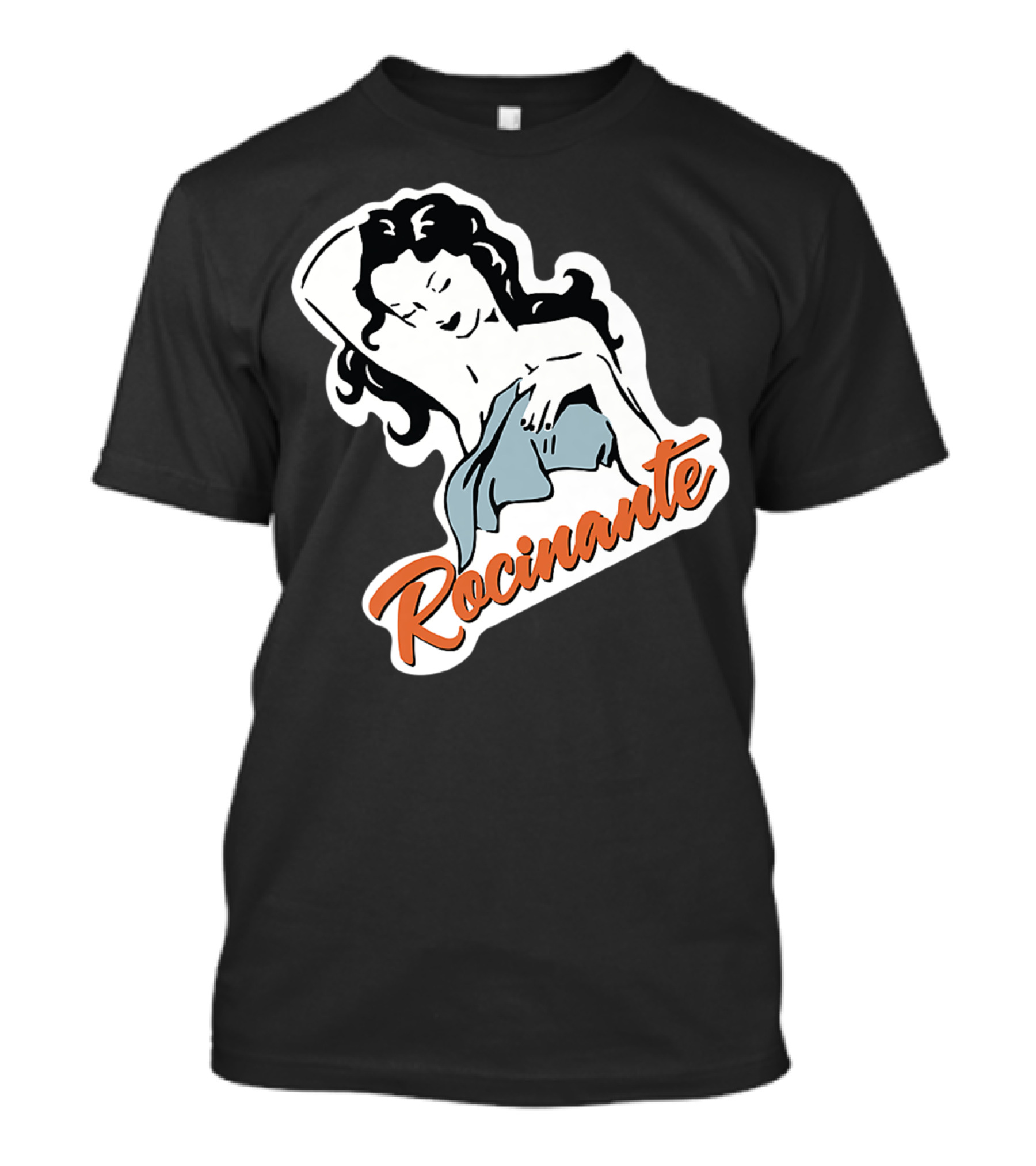 Rocinante Pin-Up Style Logo From The Expanse Series T-Shirt