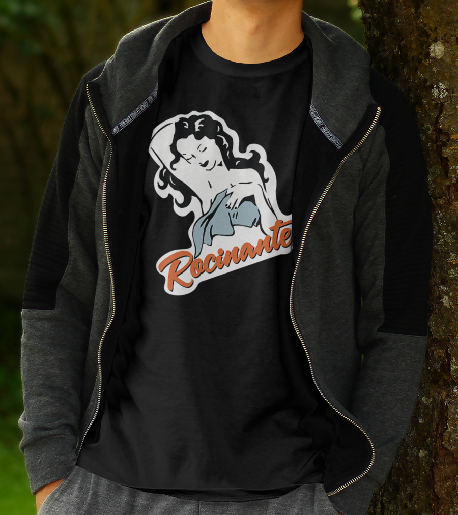Rocinante Pin-Up Style Logo From The Expanse Series T-Shirt