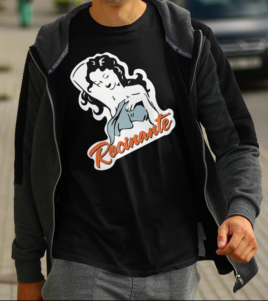 Rocinante Pin-Up Style Logo From The Expanse Series T-Shirt