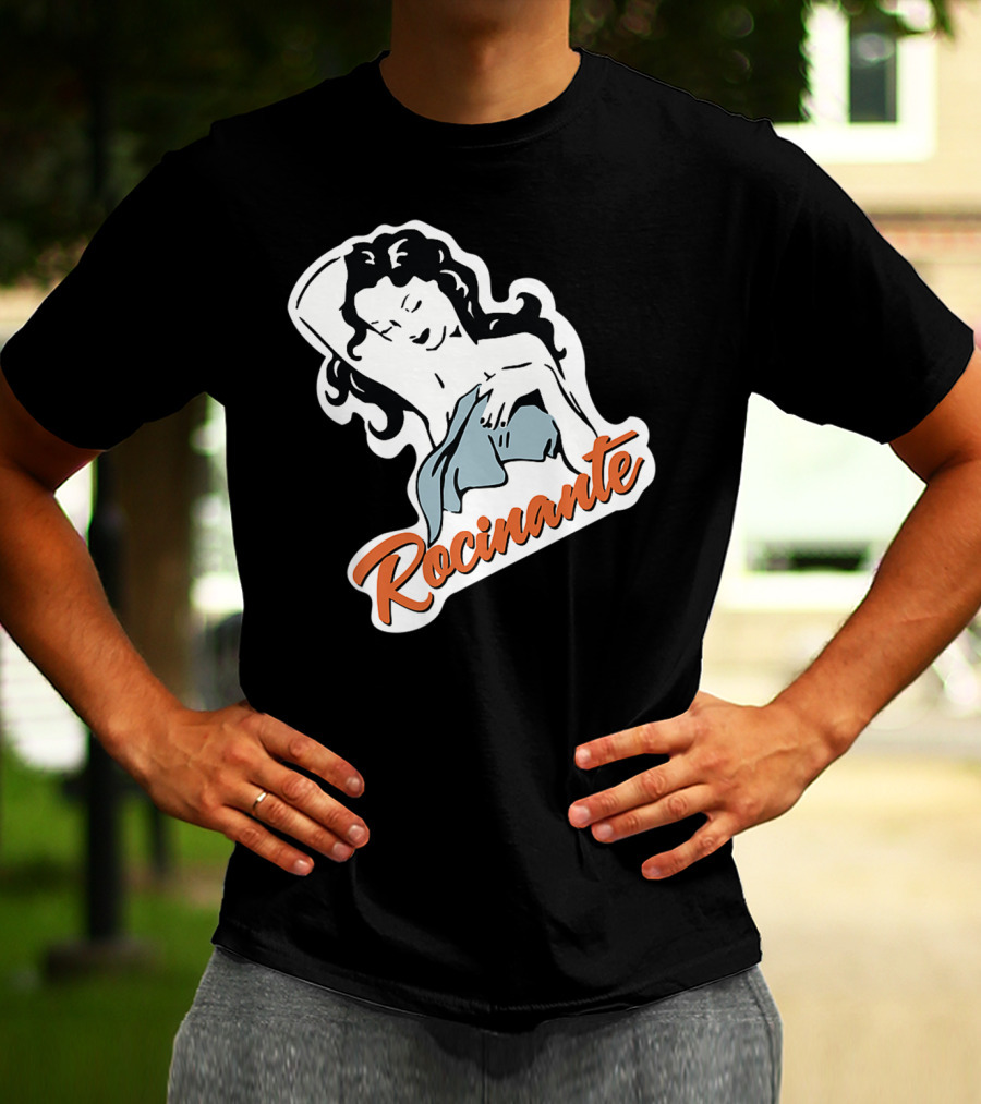 Rocinante Pin-Up Style Logo From The Expanse Series T-Shirt