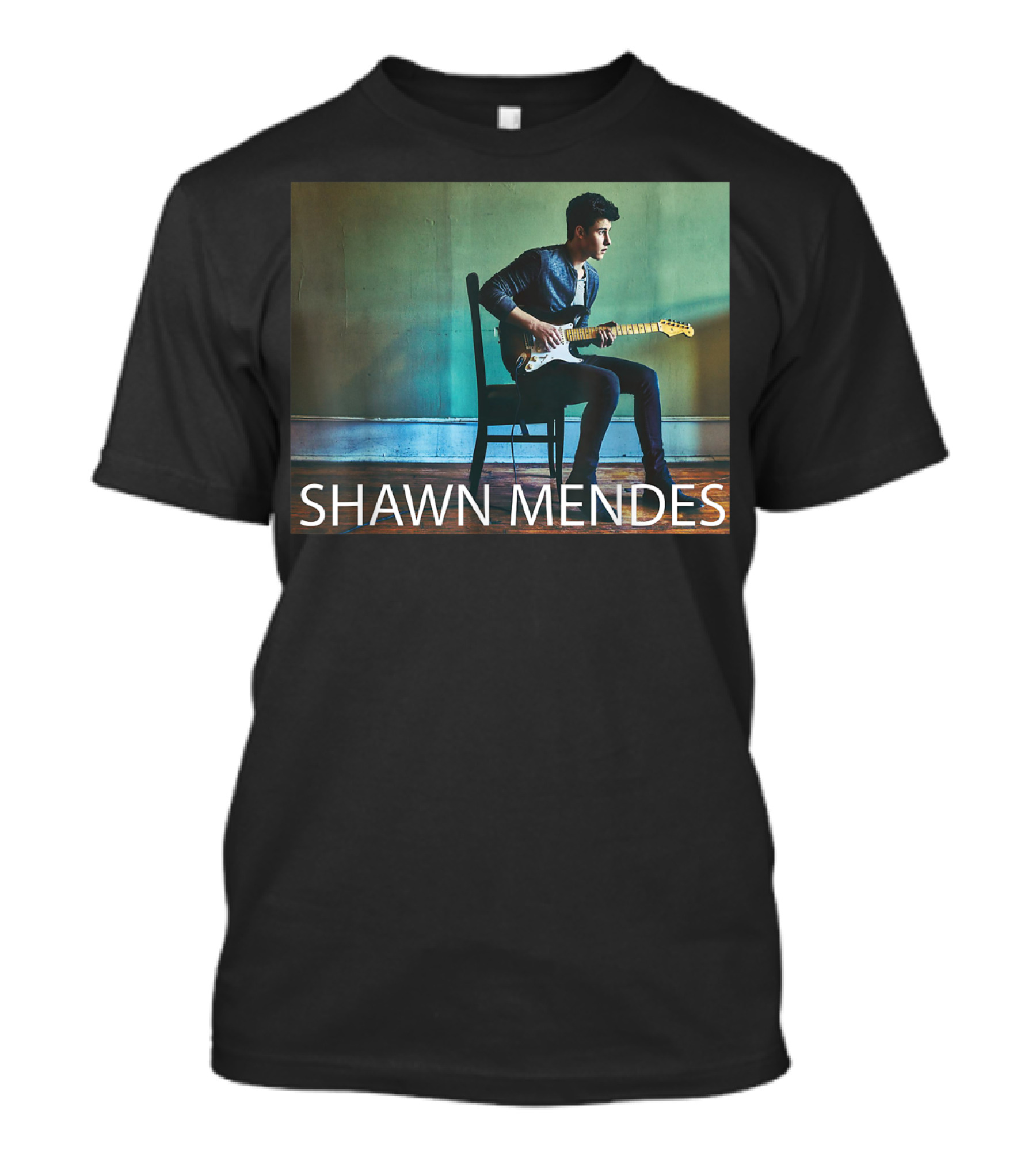 SHAWN MENDES Three Empty Words Mendes Guitar Player T-Shirt