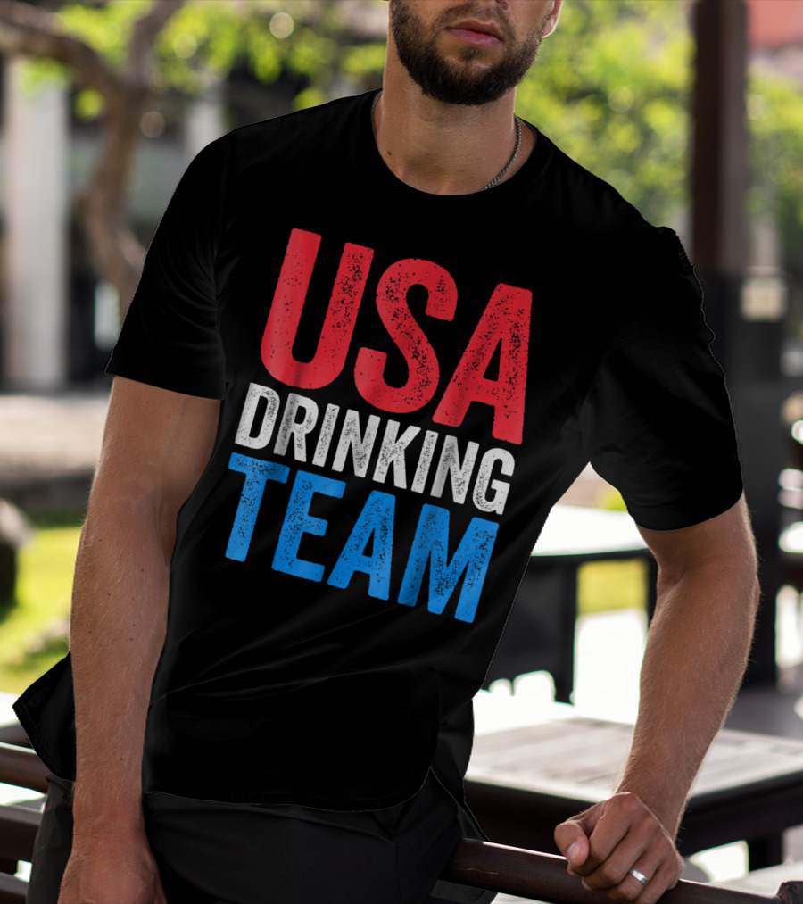 USA Drinking Team Fourth Of July T-Shirt