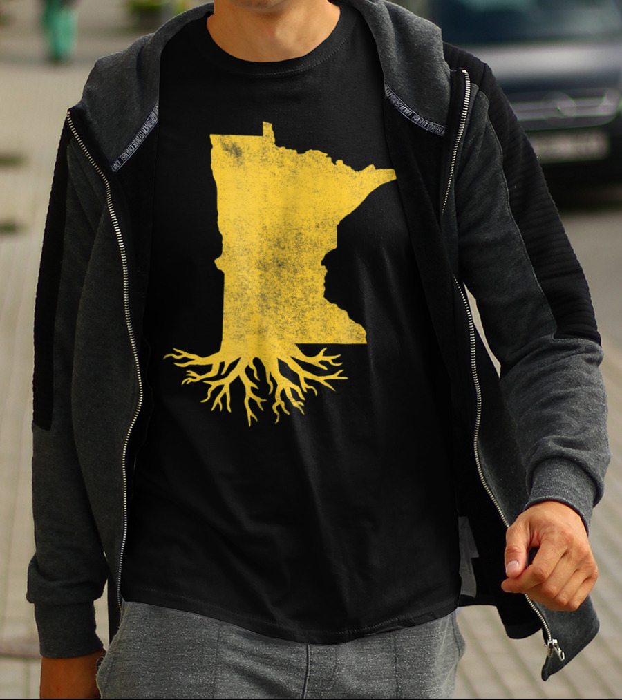 Vintage Minnesota State Roots Home Grown Hometown T-Shirt