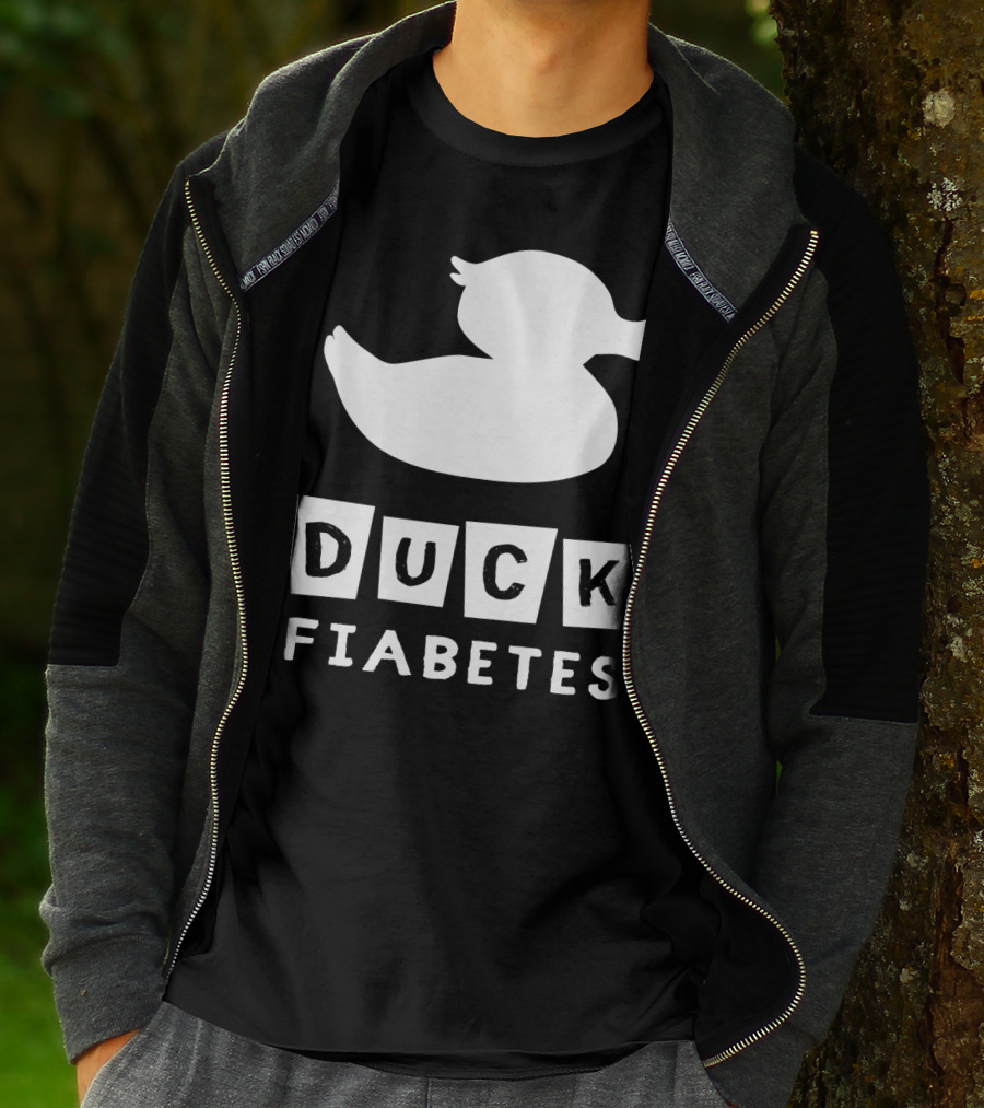 Duck Fiabetes Funny Diabetic Type 1 Diabetes T-Shirt