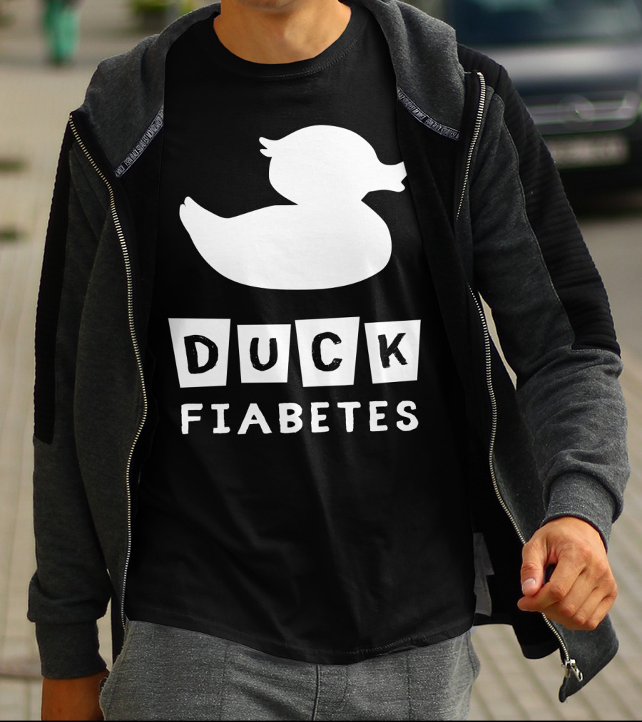 Duck Fiabetes Funny Diabetic Type 1 Diabetes T-Shirt