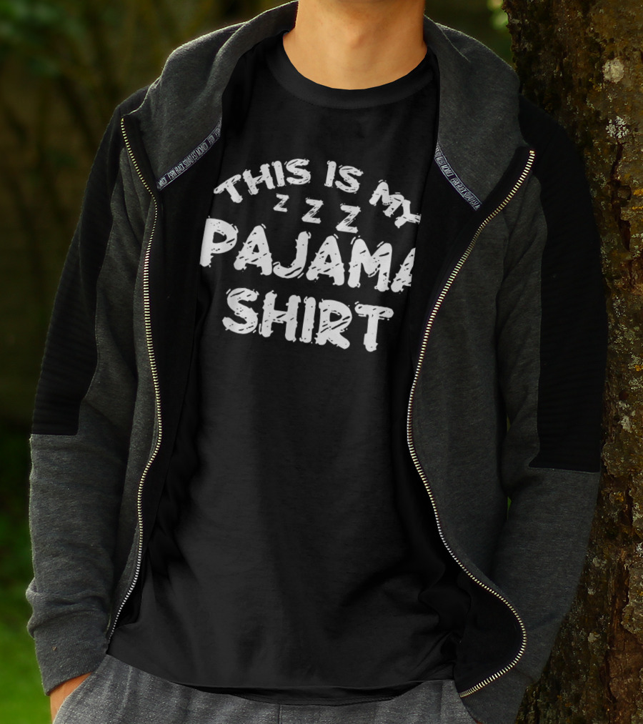 This Is My Pajama Shirt Funny Sleepover ZZZ T-Shirt