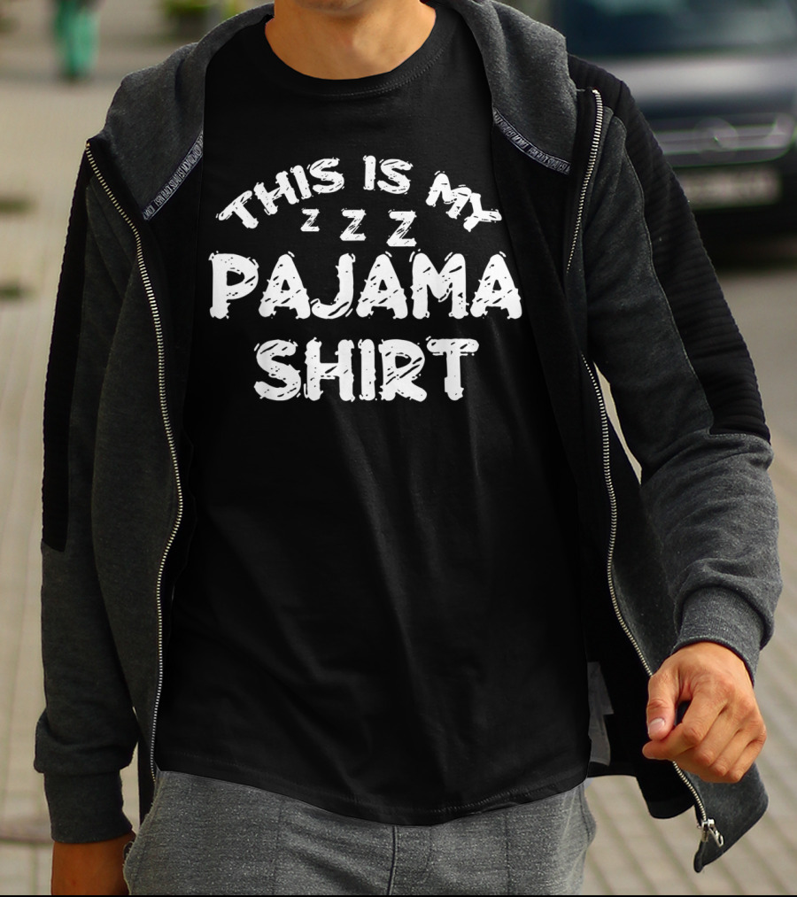 This Is My Pajama Shirt Funny Sleepover ZZZ T-Shirt