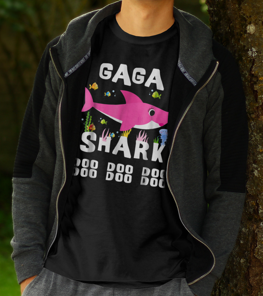 Gaga Shark Doo Doo Doo Mother's Day Chr T-Shirt