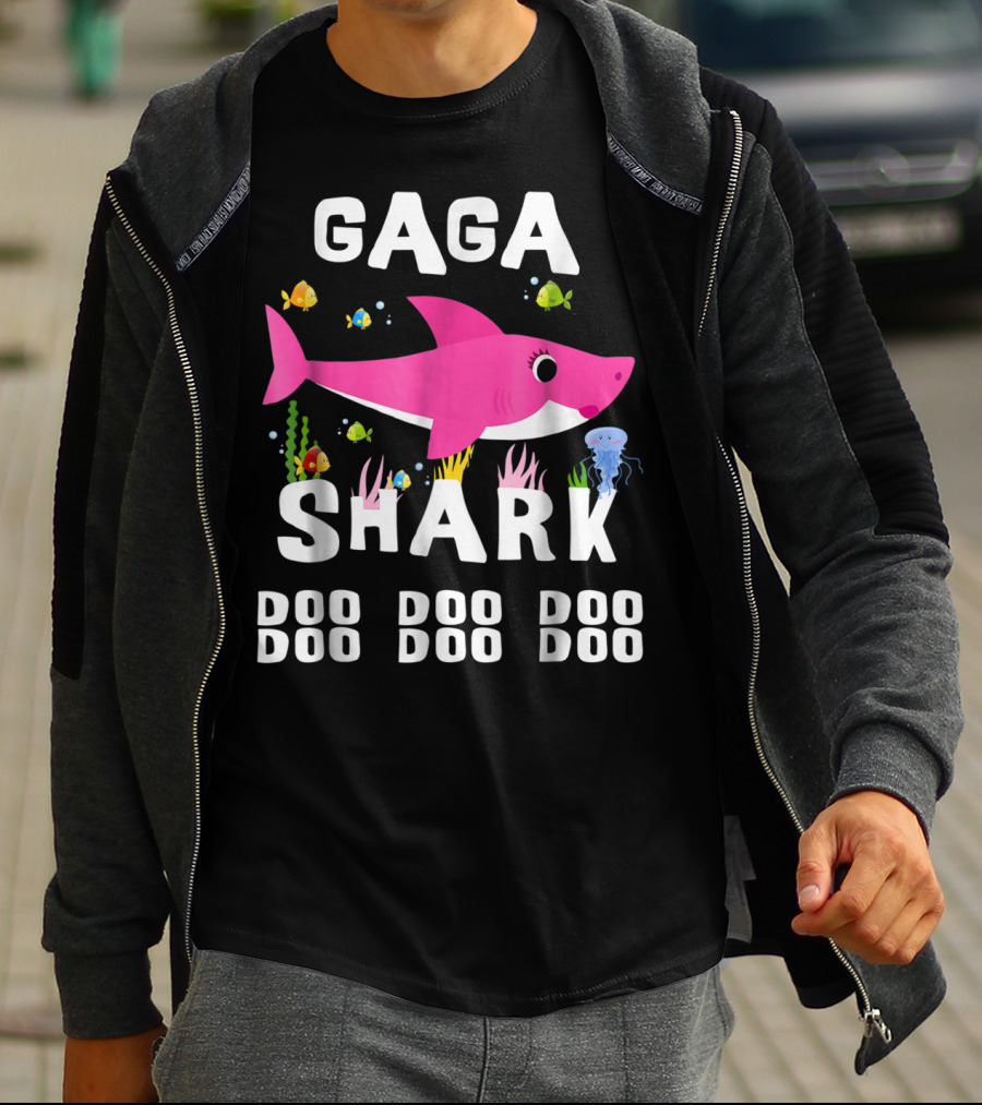 Gaga Shark Doo Doo Doo Mother's Day Chr T-Shirt
