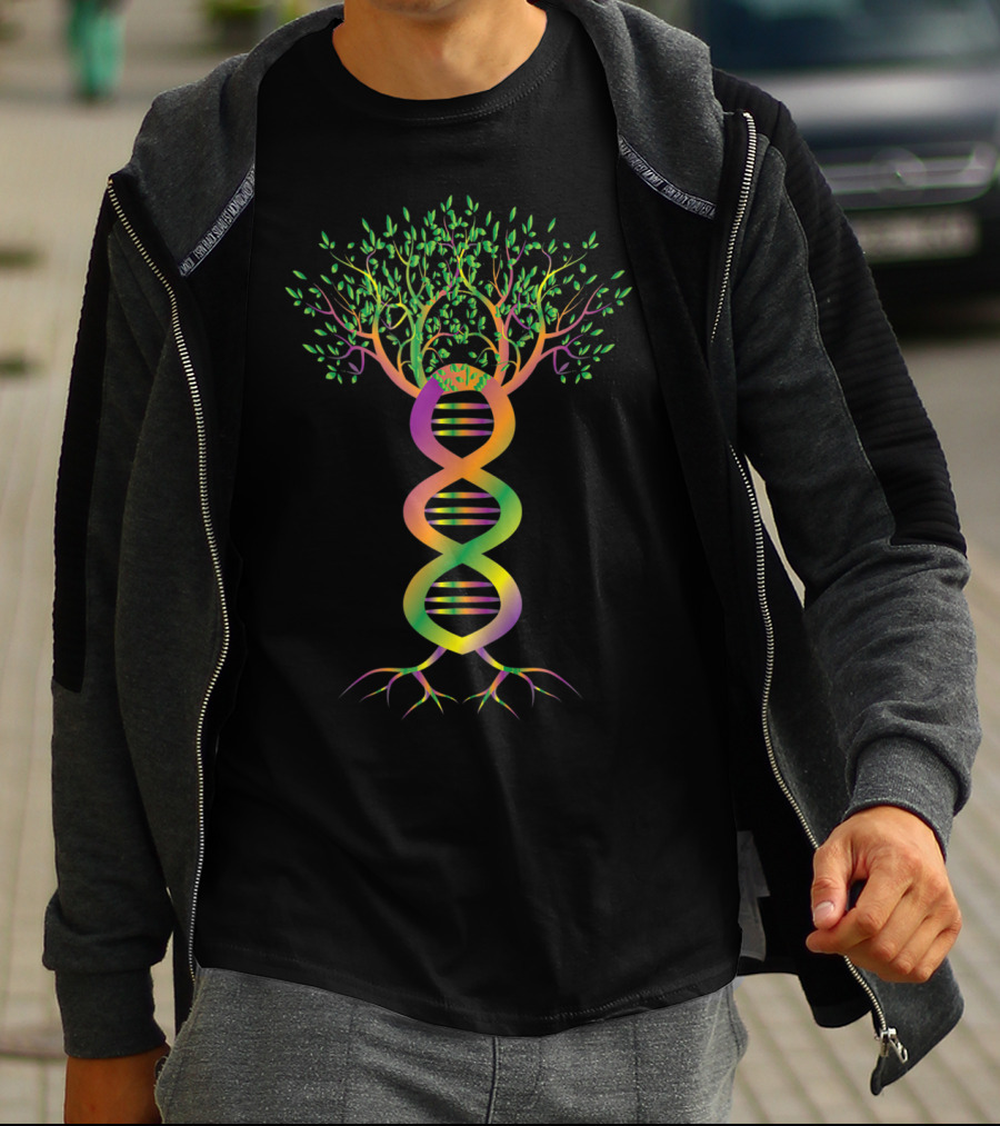 Genetics Tree Of Life DNA Biology Science Co T-Shirt