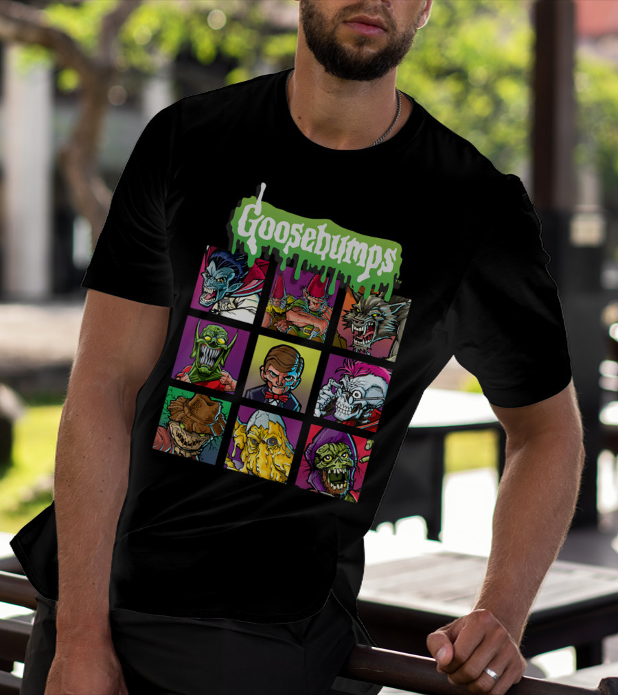 Goosebumps Iconic Monsters Yearbook Portrait Collection T-Shirt