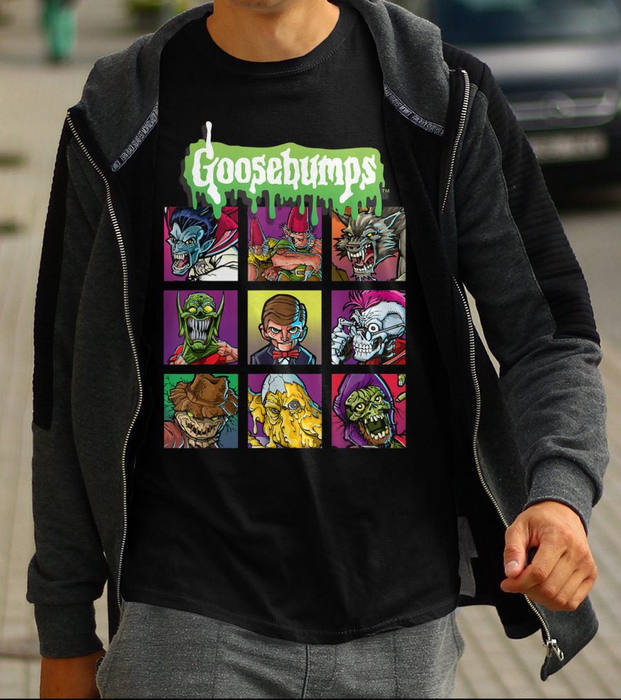 Goosebumps Iconic Monsters Yearbook Portrait Collection T-Shirt
