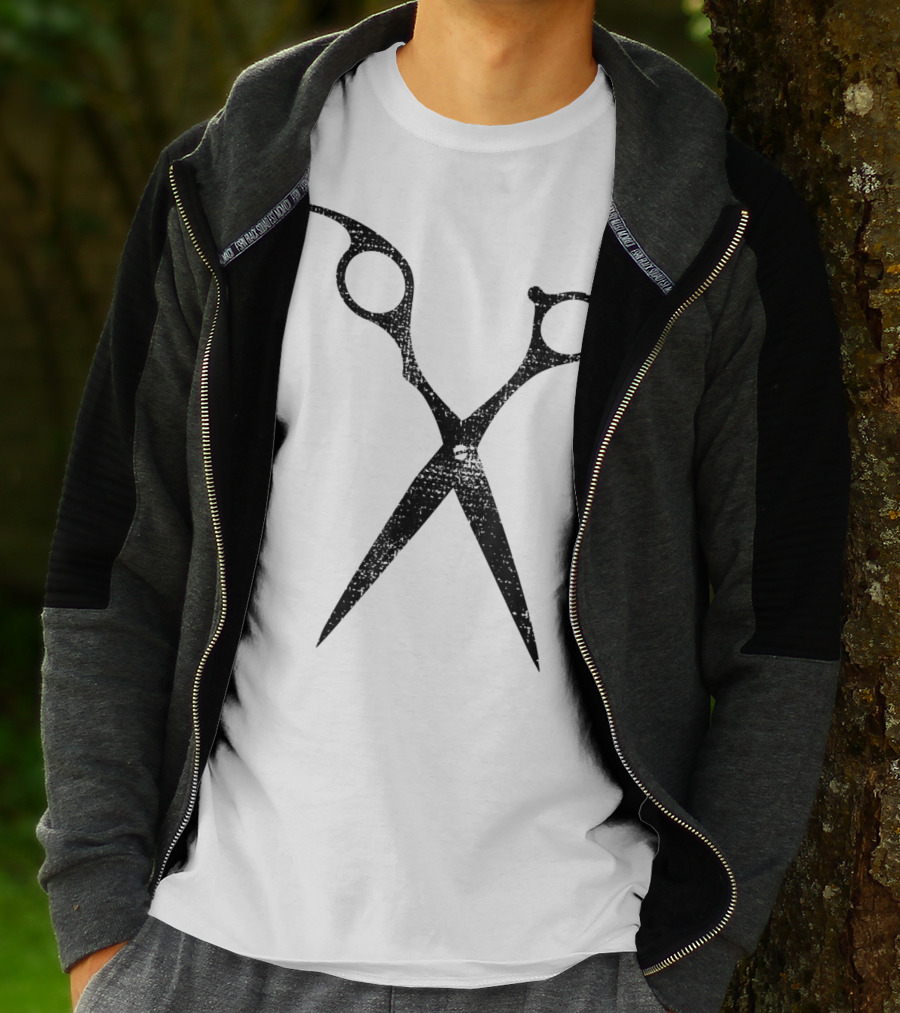 Hairdresser Barber Shop Hairsty Scissors T-Shirt