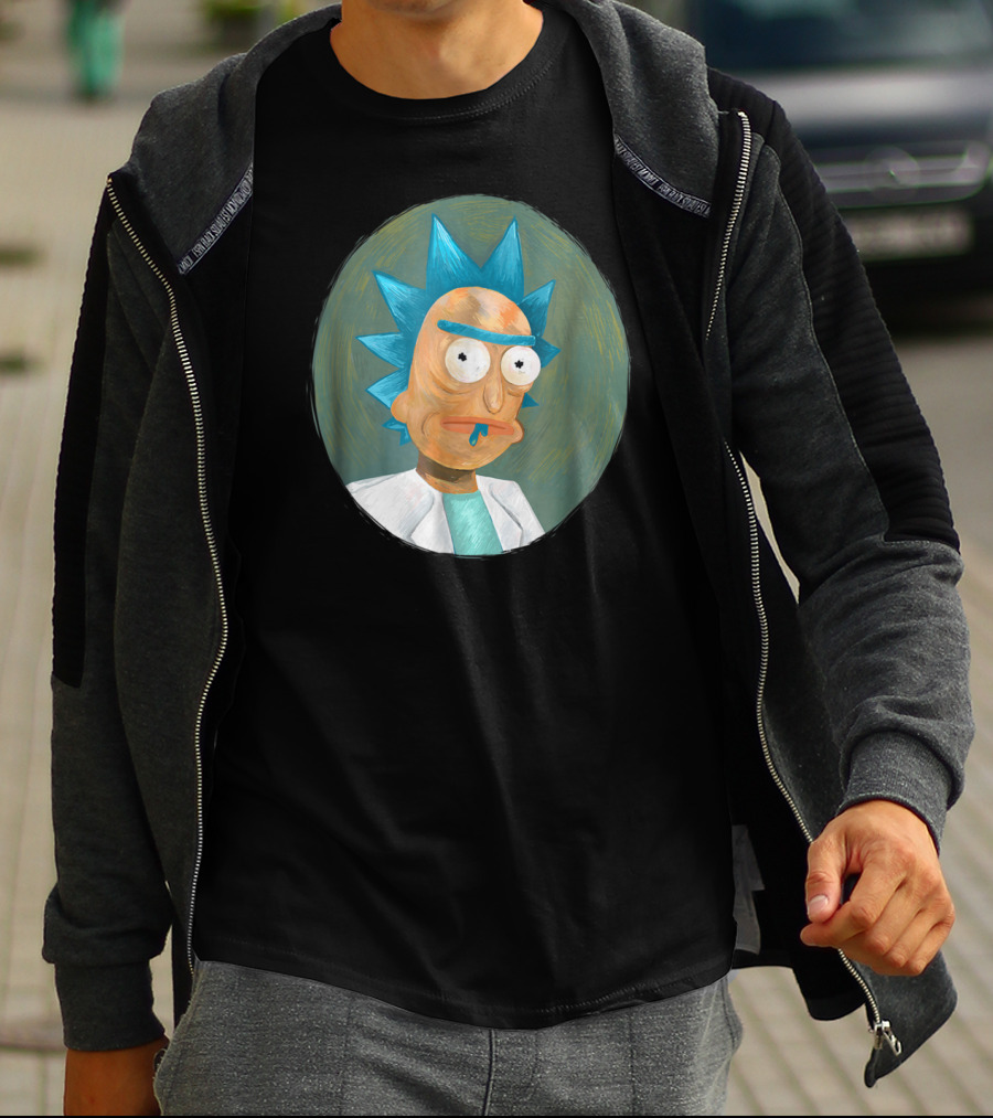 Rick And Morty Impressionist Rick Painting T-Shirt