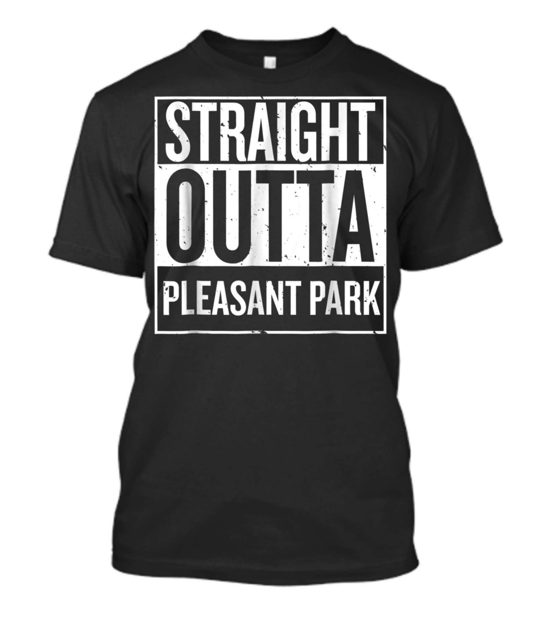 Straight Outta Pleasant Park Fortnite Reference T-Shirt