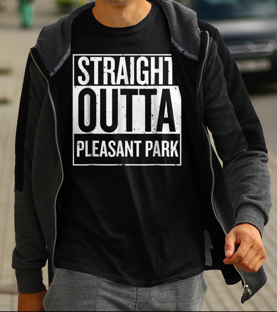 Straight Outta Pleasant Park Fortnite Reference T-Shirt