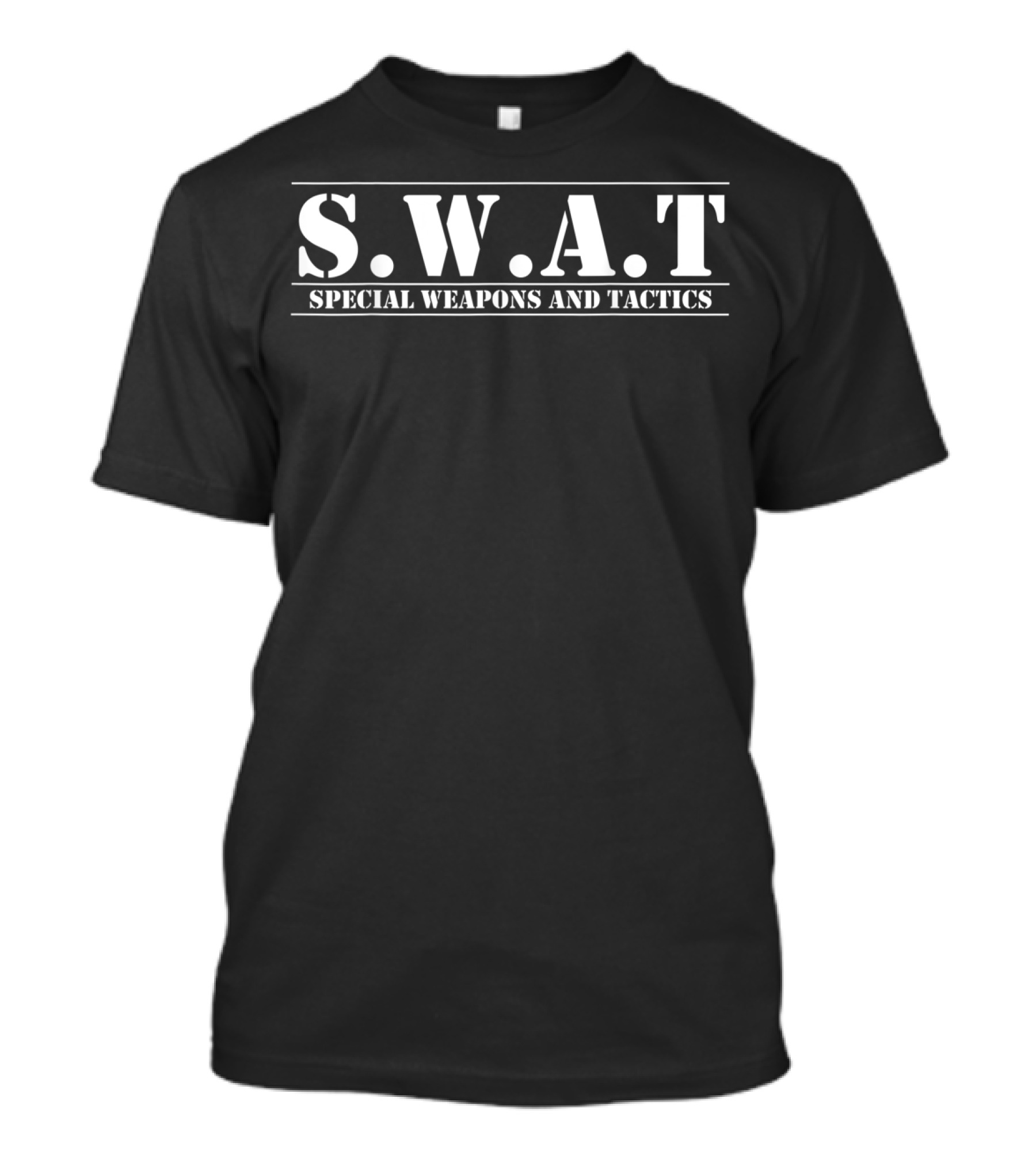 S.W.A.T Special Weapons And Tactics Bold Military T-Shirt