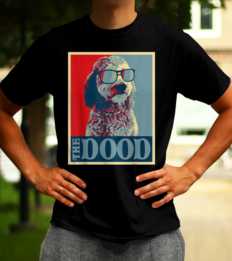 The Dood Goldendoodle Doodle Mom And Dood Dad Retro T-Shirt