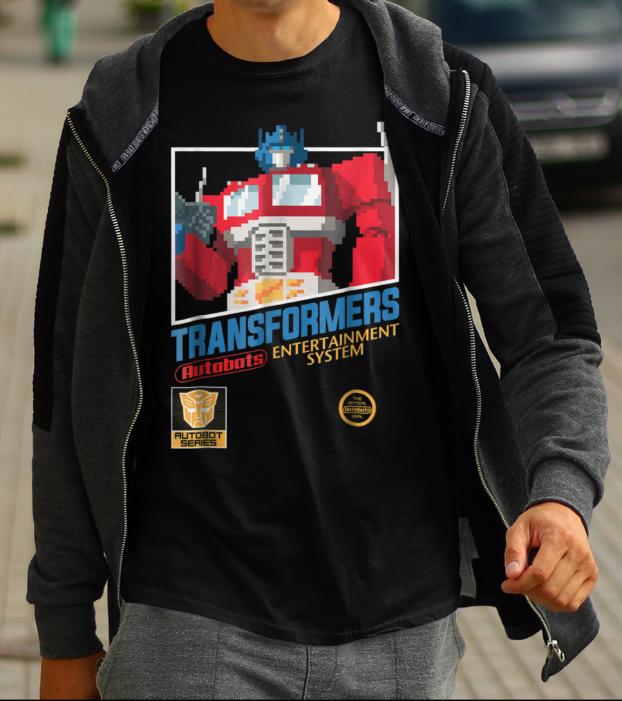 Transformers Autobot Series Optimus Prime Entertainment System T-Shirt