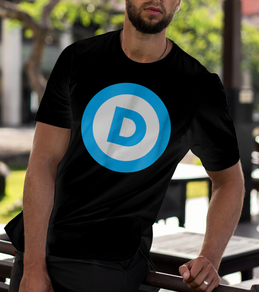 Vote Elect Democrat Freedom D Circle T-Shirt