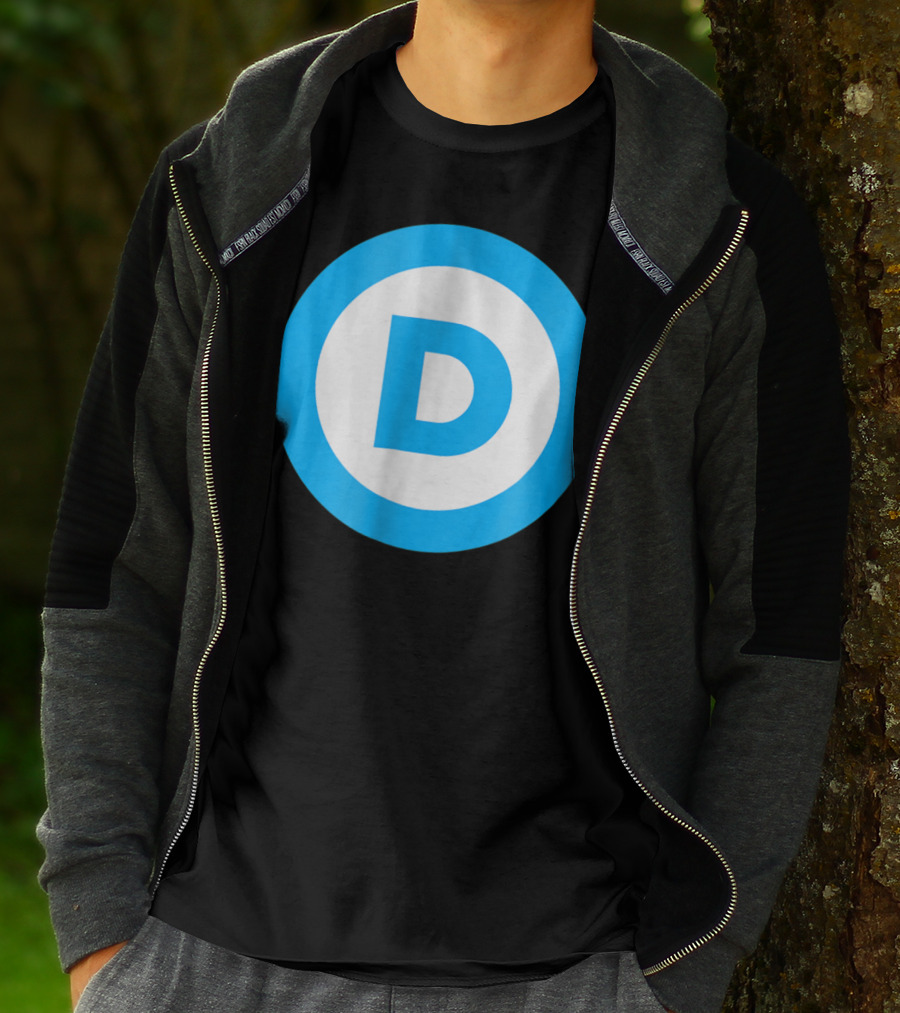Vote Elect Democrat Freedom D Circle T-Shirt