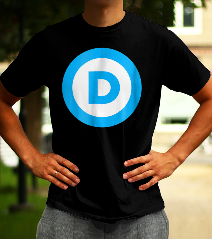 Vote Elect Democrat Freedom D Circle T-Shirt