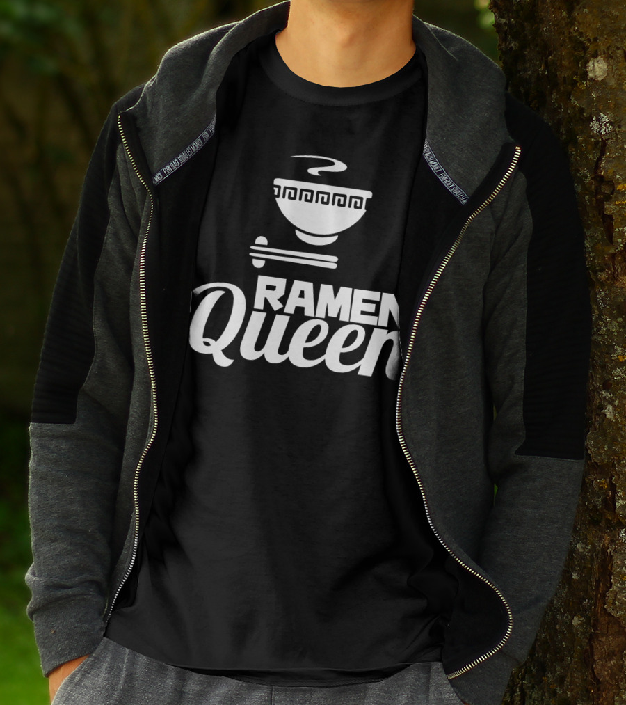 Ramen Queen Japanese Noodle Bowl T-Shirt