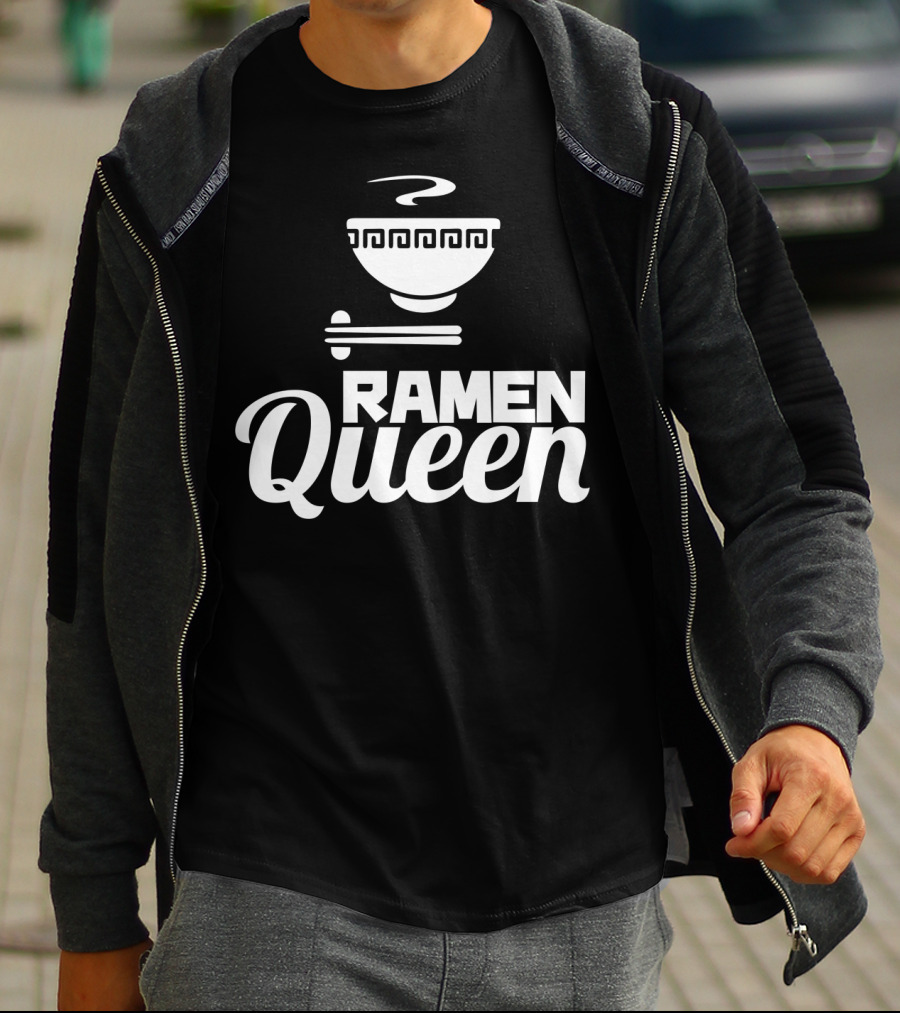 Ramen Queen Japanese Noodle Bowl T-Shirt