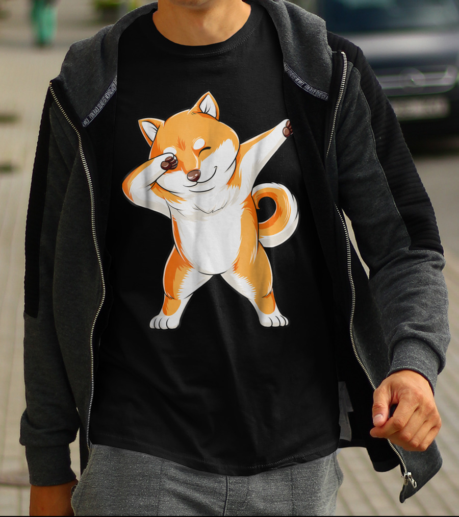 Dabbing Shiba Inu Dog Puppy Animal Lover T-Shirt