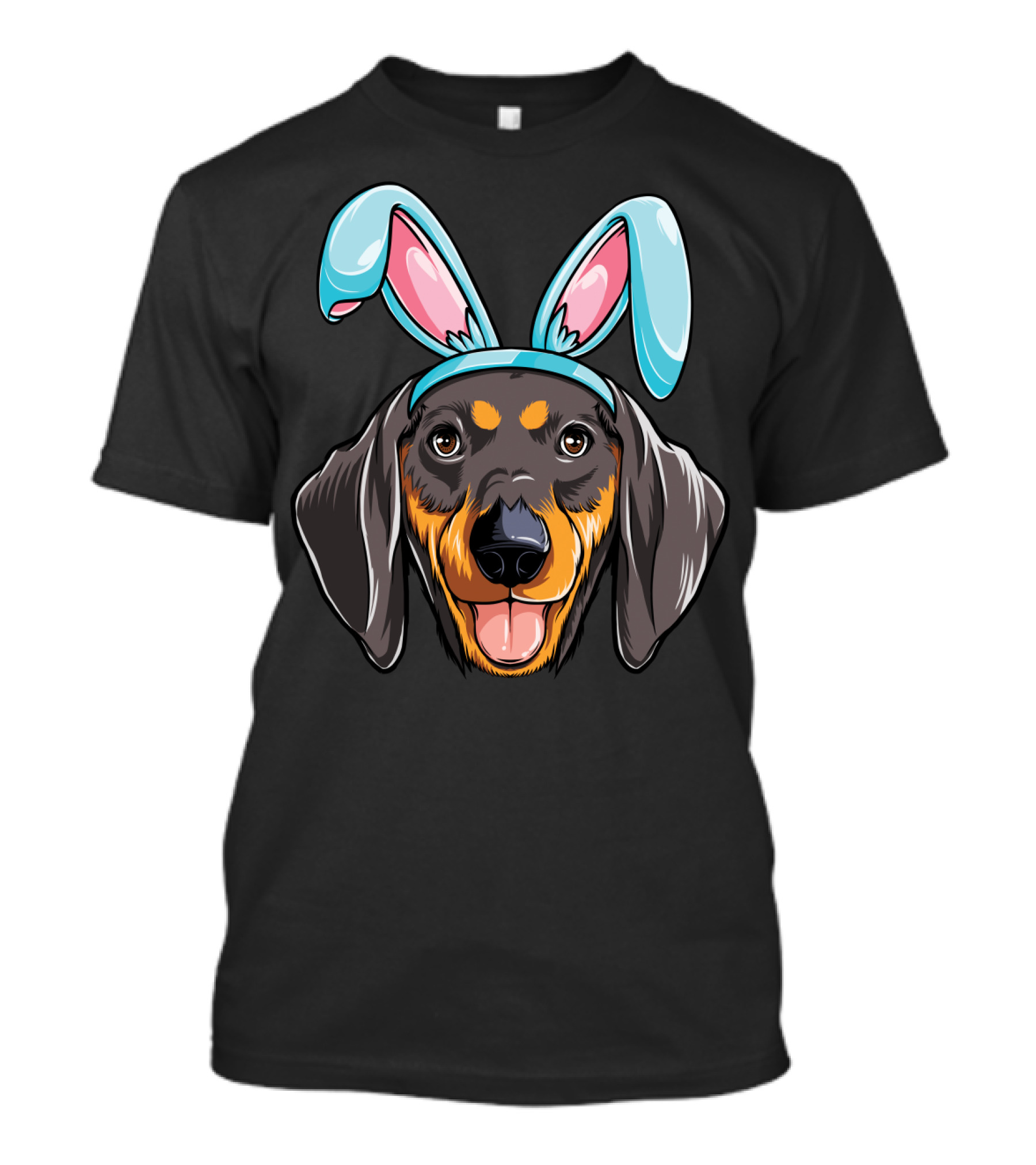 Easter Bunny Ears Dachshund Dog Boys Girl T-Shirt
