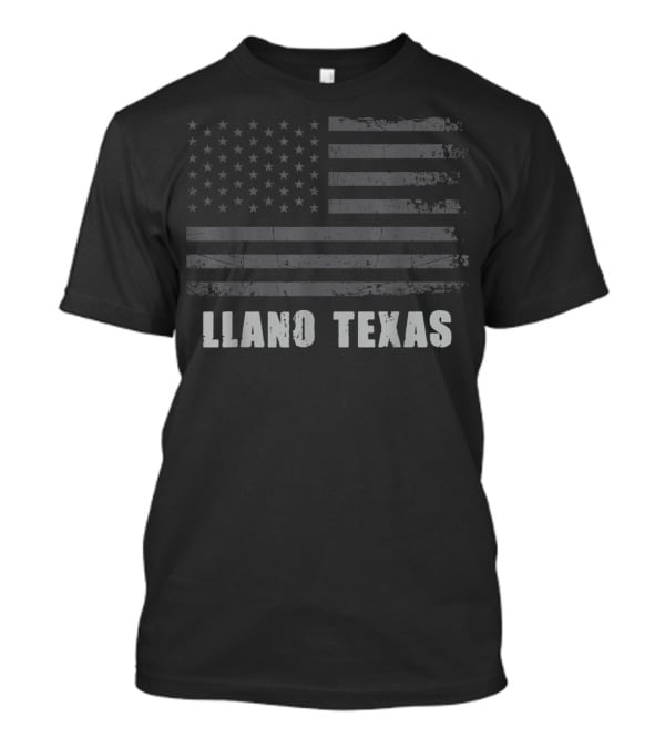 American Flag Llano Texas USA Patriotism T-Shirt