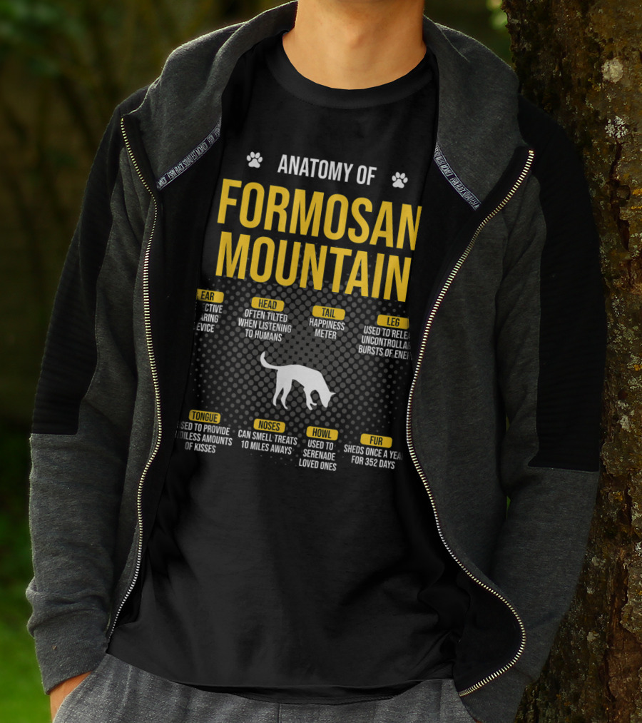 Anatomy Of Formosan Mountain: Selective Hearing, Happiness Meter, Uncontrollable Bursts, Lovable Serenade T-Shirt