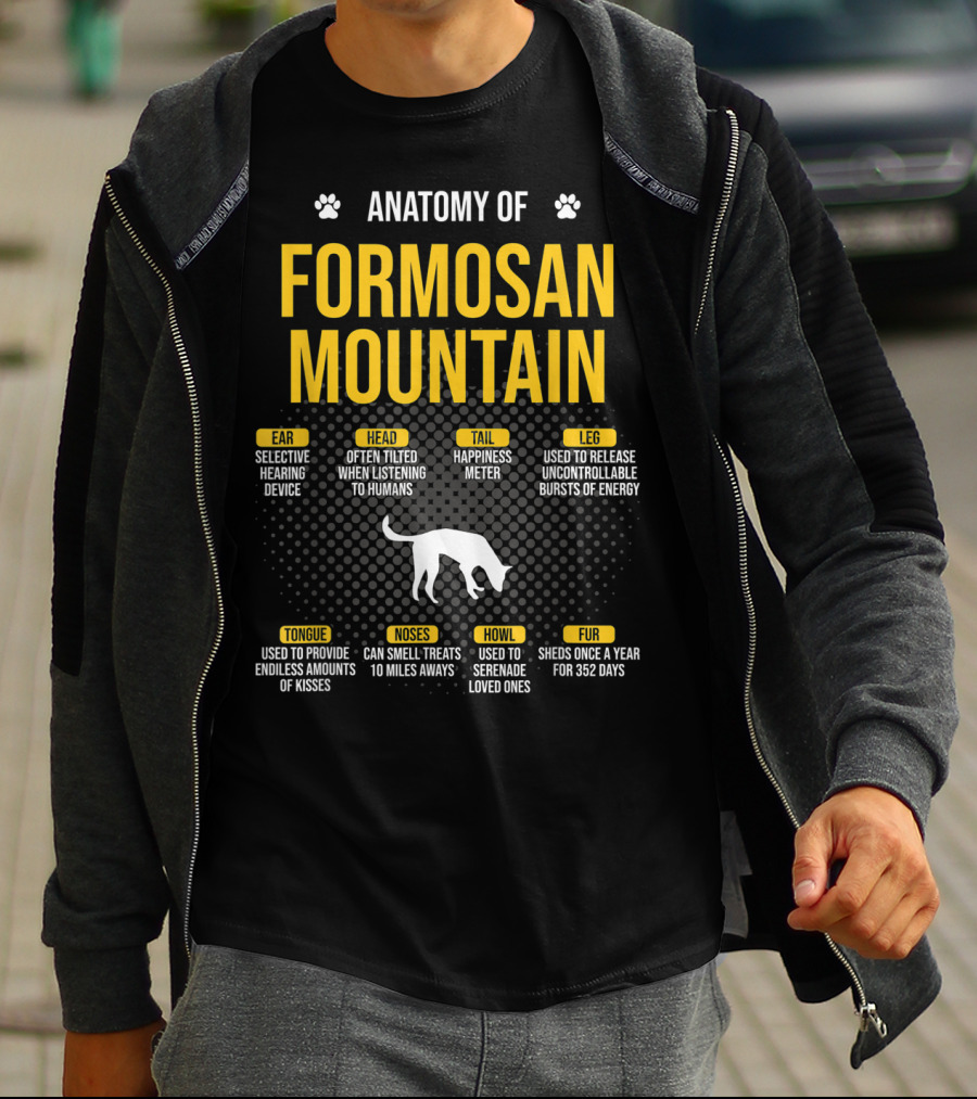 Anatomy Of Formosan Mountain: Selective Hearing, Happiness Meter, Uncontrollable Bursts, Lovable Serenade T-Shirt
