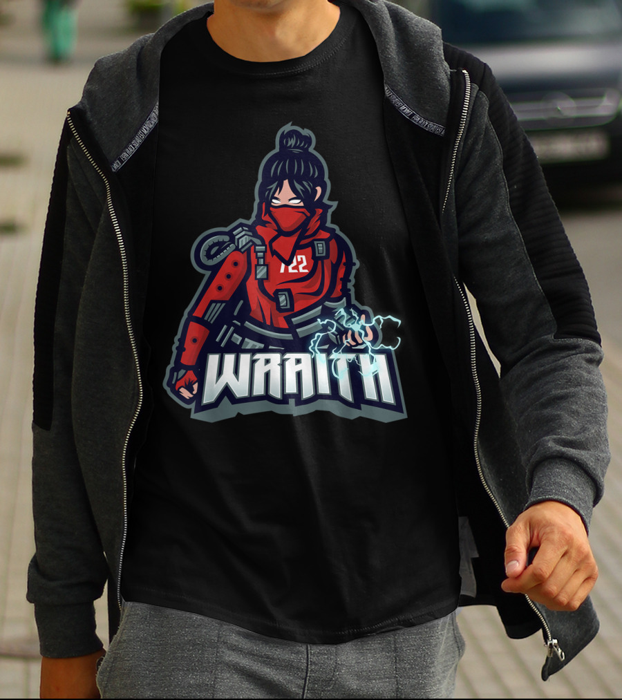Apex Legends Wraith Red 12 Video Gamer T-Shirt