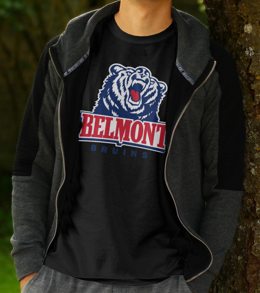 Belmont University Bruins Bear Logo NCAA Ppbel01 T-Shirt