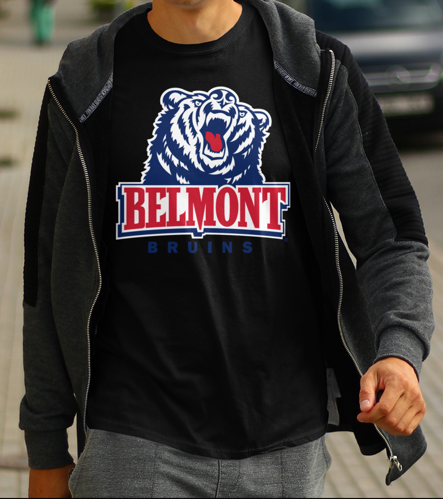 Belmont University Bruins Bear Logo NCAA Ppbel01 T-Shirt