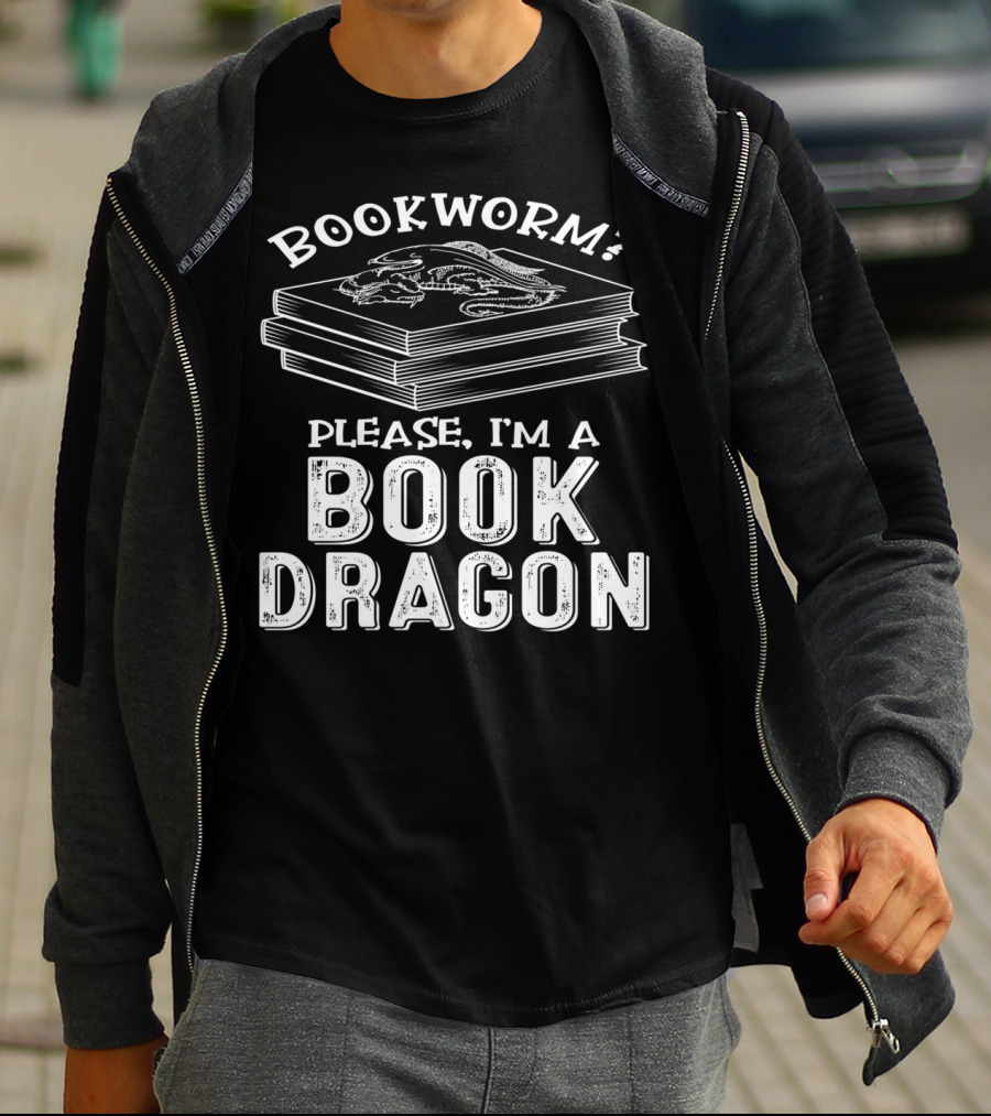 Bookworm Please I'm A Book Dragon T-Shirt
