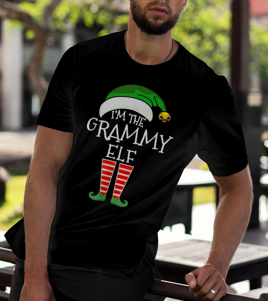 Christmas Family Matching Costume I'm The Grammy Elf T-Shirt