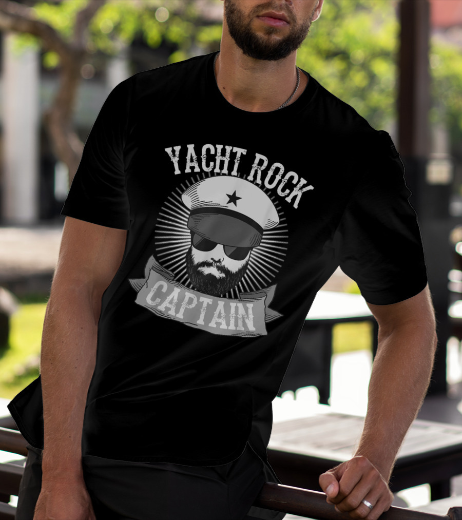 Yacht Rock Captain Funny Music Lover Boat T-Shirt
