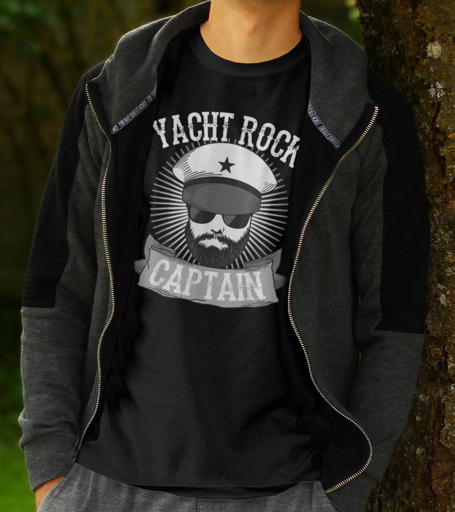 Yacht Rock Captain Funny Music Lover Boat T-Shirt