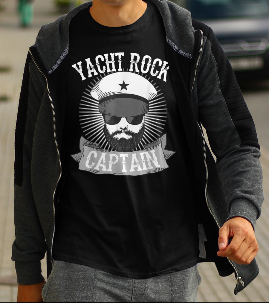 Yacht Rock Captain Funny Music Lover Boat T-Shirt