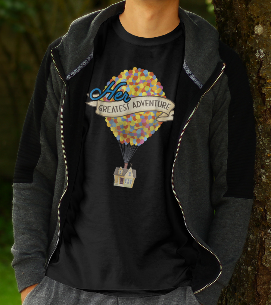 Disney Pixar Up Her Greatest Adventure Balloon House T-Shirt