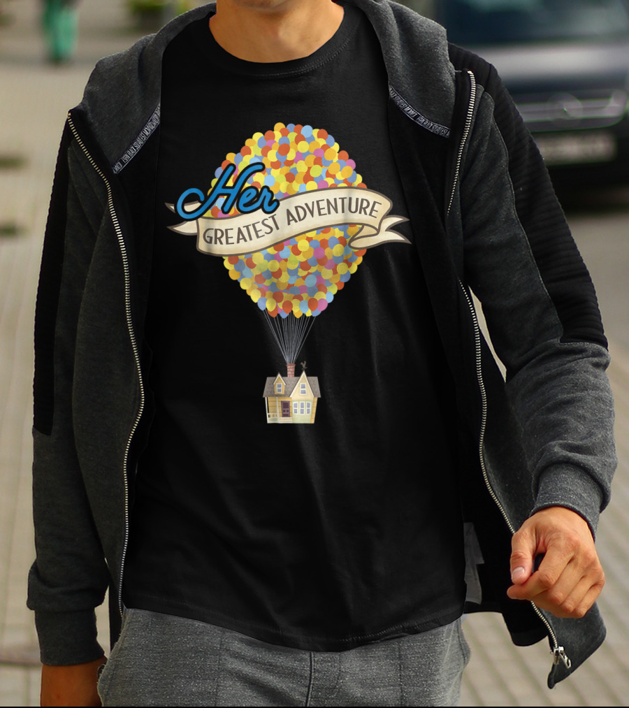 Disney Pixar Up Her Greatest Adventure Balloon House T-Shirt