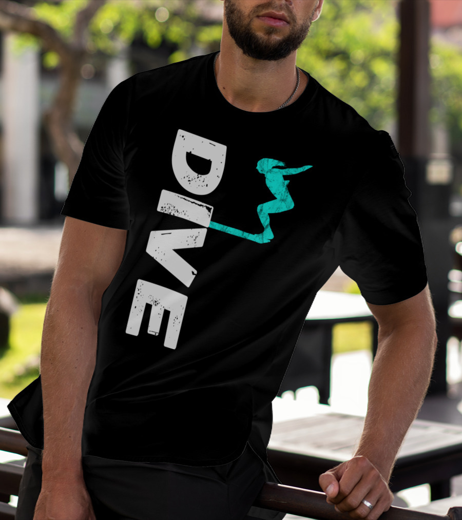 Dive Springboard Platform Diving Board Jumper T-Shirt