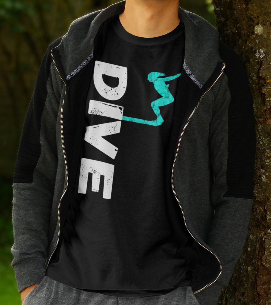 Dive Springboard Platform Diving Board Jumper T-Shirt