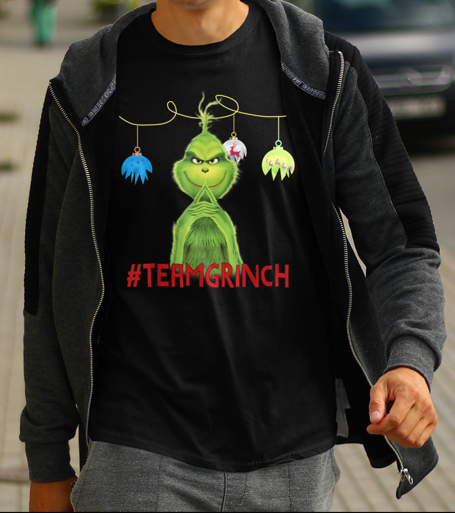Drseuss Thegrinch #Teamgrinch Christmas T-Shirt