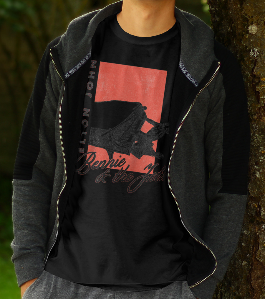 Elton John Bennie And The Jets Piano T-Shirt