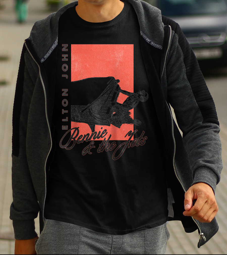 Elton John Bennie And The Jets Piano T-Shirt