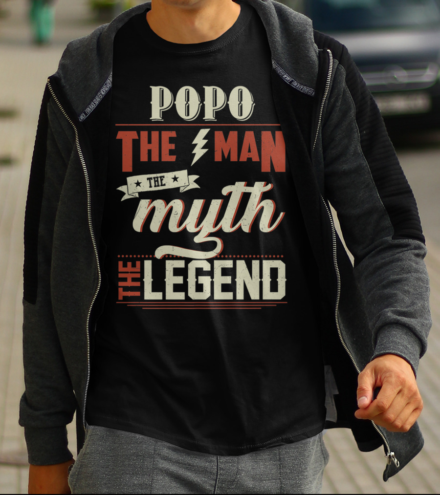 Popo The Man The Myth The Legend T-Shirt