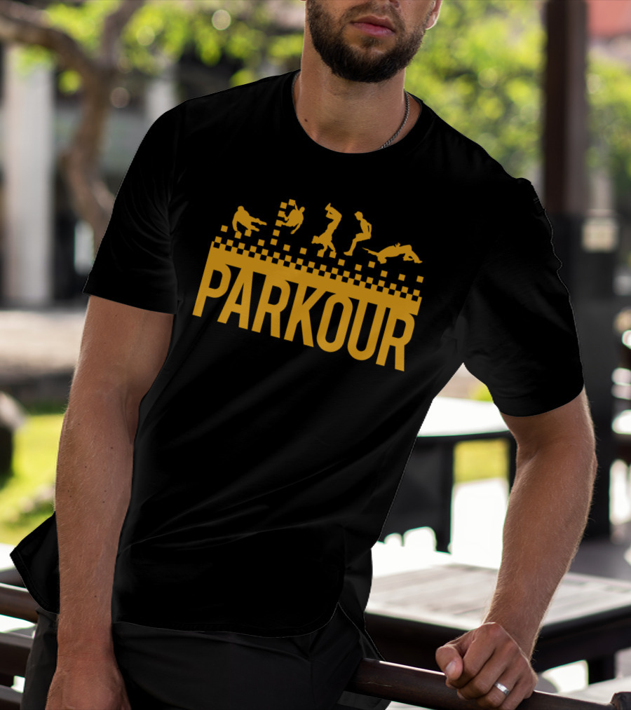Vintage Parkour Free Running Action T-Shirt